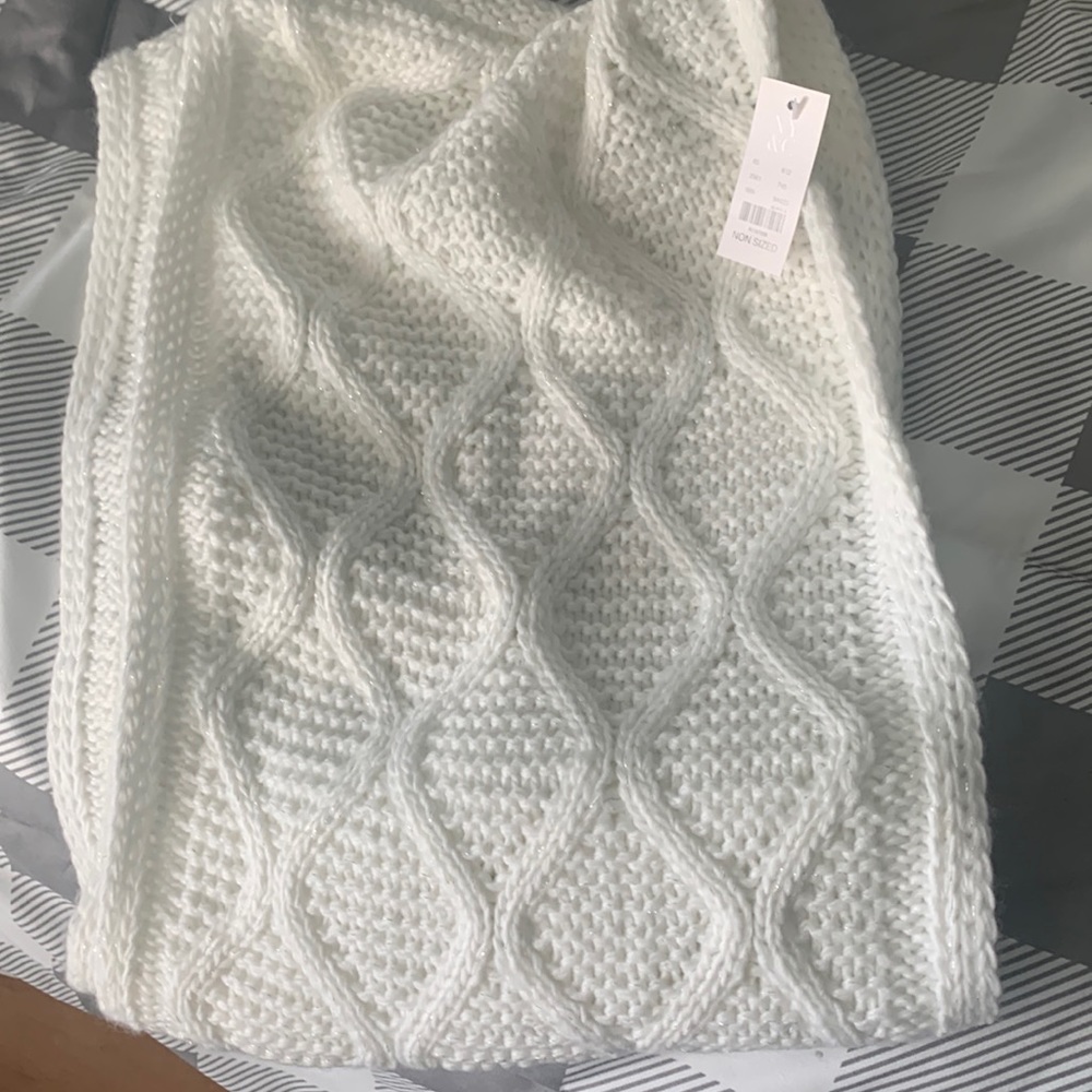 NY & Company White Infinity Scarf